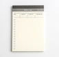 Lista delle cose da fare, blocco note, libro degli impegni, piano giornaliero
