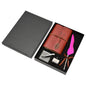 Idea regalo con blocco note, penna e inchiostro