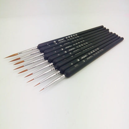 set 9 pennelli da pittura